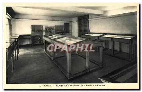 Cartes postales Paris Hotel Des Monnaies Bureau de vente