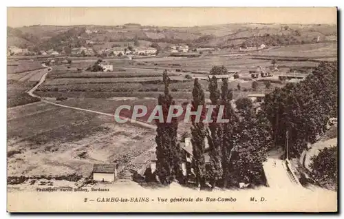 Cartes postales Cambo les Bains Vue generale du Bas Cambo