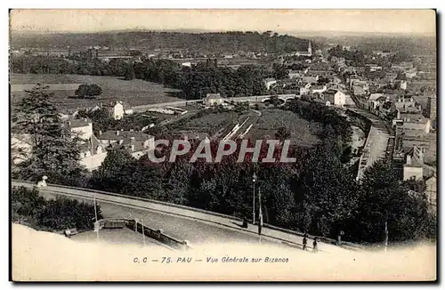 Cartes postales Pau Vue Generale Sur Bizanos