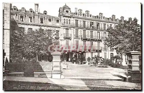 Cartes postales Biarritz Hotel Bayonne Metropole