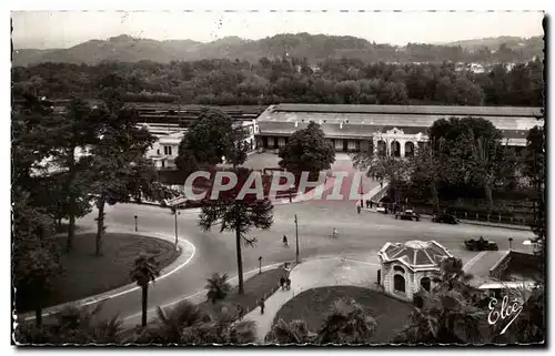 Ansichtskarte AK Pau Basses Pyr La Gare et les Coteaux de Jurancon vus depuis le Boulevard des Pyrenees