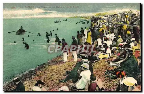 Cartes postales Dieppe Le Plage et des Bains