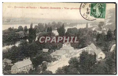 Cartes postales Environs De Rouen Saint Adrien Vue generale