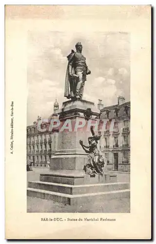 Cartes postales Bar le Duc Statue du Marechal Exelmans