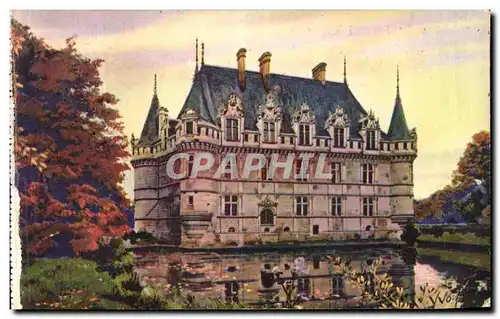 Cartes postales Chateaux De La Loire Chateau d Azay le Rideau