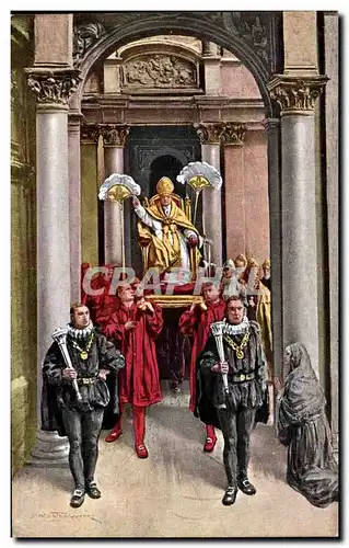 Cartes postales Pontefice Pio XI 1924 rome Roma