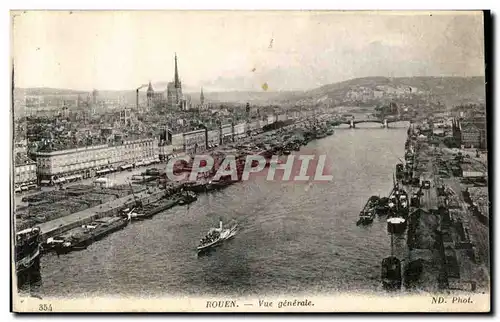 Cartes postales Rouen Vue Generale