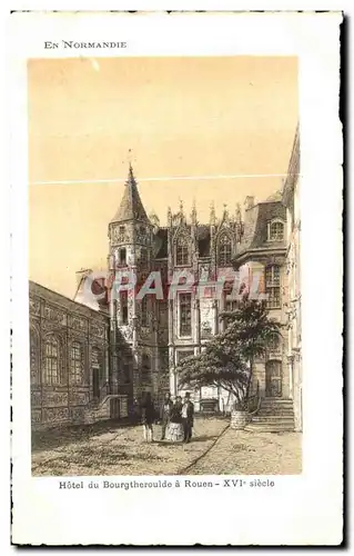 Cartes postales Rouen Hotel du Bourgtheroulde a Rouen