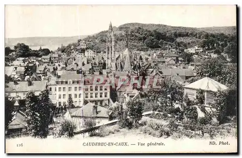 Cartes postales Caudebec En Caux Vue generale