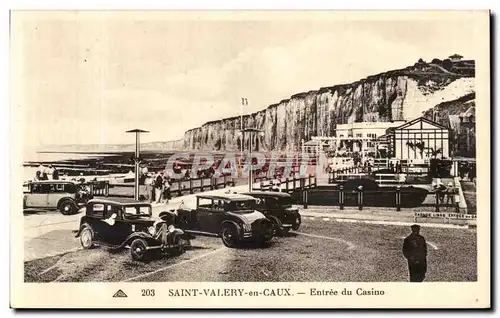 Cartes postales Saint Valery en Caux Entree du Casino Automobile