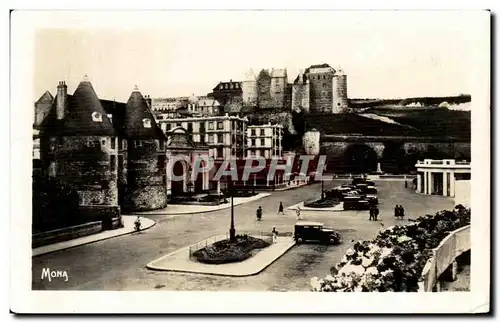 Ansichtskarte AK Les Petits Tableaux de Normandie Dieppe Les Tourelles Theature le Chateau et l Esplanade du Casi