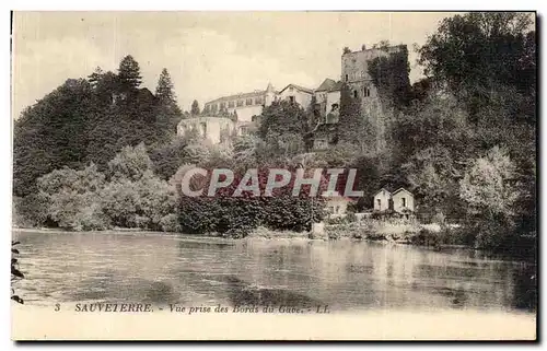 Cartes postales Sauveterre Vue prise des Bords du Gave