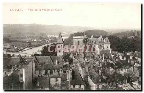 Cartes postales Pau Vue de la Vallee du Gave