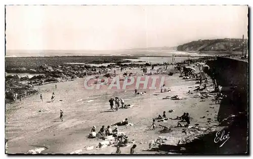 Ansichtskarte AK Guethary (Basses Pyrenees) La Plage a Maree Basse