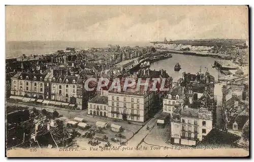 Ansichtskarte AK Dieppe Vue Generale Prise de la Tour de l Eglise Saint Jacques