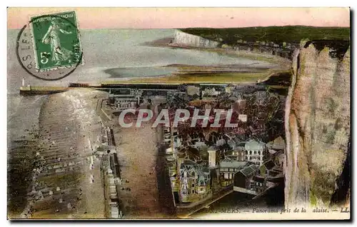 Cartes postales Le Treport Vue mers panorama pris de la falaise