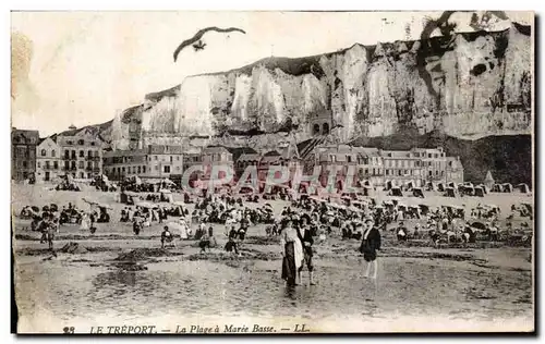 Cartes postales Le Treport La Plage a Marie Basse