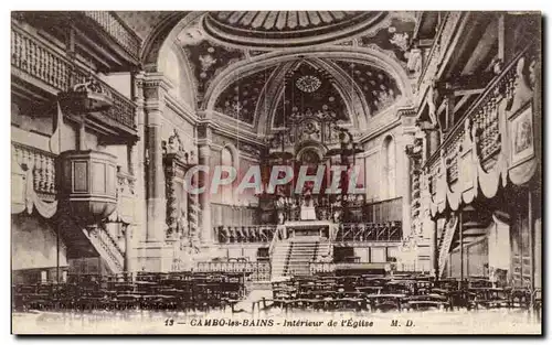 Cartes postales Cambo les Bains Interieur de I Eglise