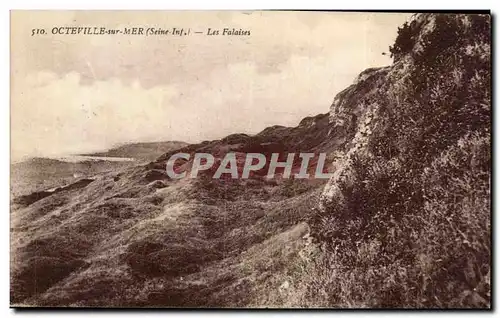 Cartes postales Octeville Sur Mer (Seine Int) Les Falaises