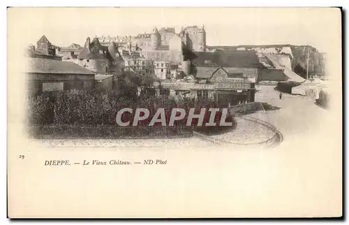 Cartes postales Dieppe Le Vieux Chateau