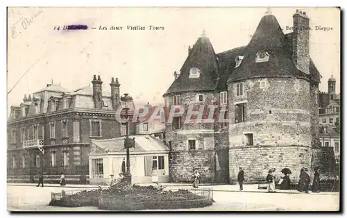 Ansichtskarte AK Dieppe Les deux Vieilles Tours