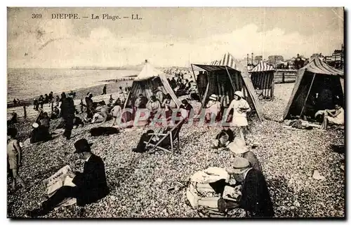 Cartes postales Dieppe La Plage