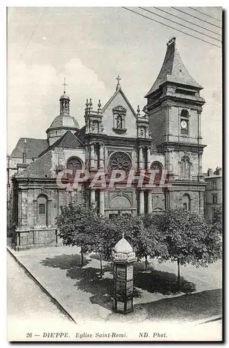 Ansichtskarte AK Dieppe eglise Saint remi