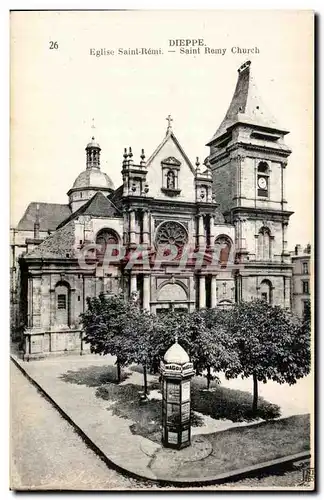 Cartes postales Dieppe Eglise Saint Remi Saint Remy Church