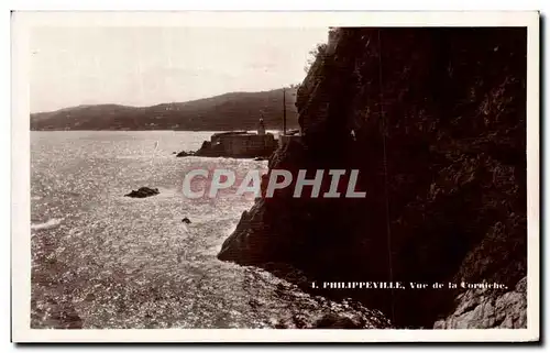 Cartes postales Algerie Pilippeville Vue de la Corniche