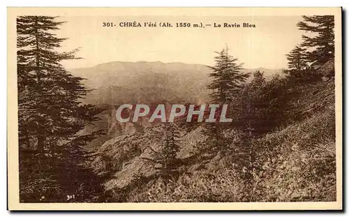 Cartes postales Chrea I ete Le Ravin Bleu