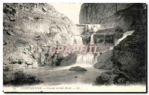 Cartes postales Constantine Cascade de Sidi Micid