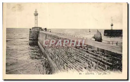 Cartes postales Dieppe Les Jetees