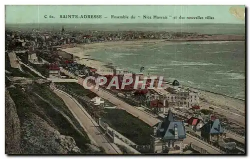 Cartes postales Sainte Adresse Ensemble du Nice Havrais et des nouvelles villas