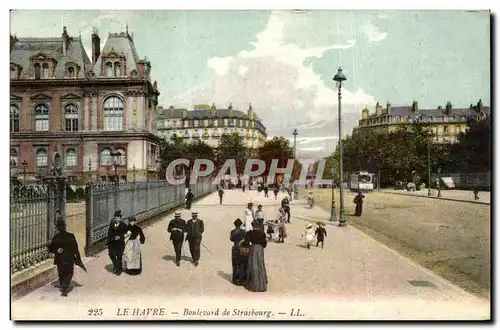 Cartes postales Le Havre Boulevard de Strasbourg