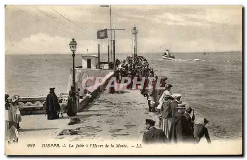 Ansichtskarte AK Dieppe La Jetee a l Hotel de la Maree