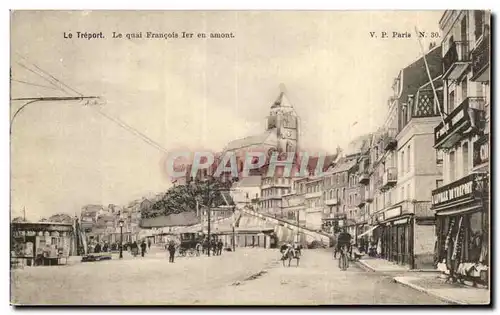 Cartes postales Le Treport Le quai Francois Ier en Amont