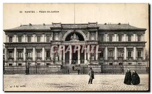 Cartes postales Nantes Palais de Justice