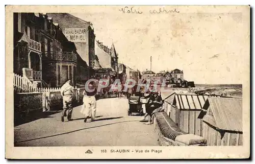 Cartes postales St Aubin Vue de Plage