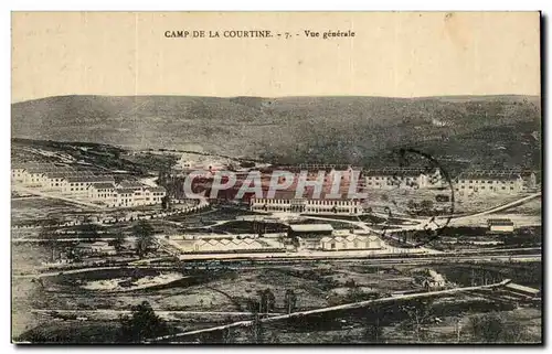 Ansichtskarte AK Camp de la Courtine Vue generale Militaria