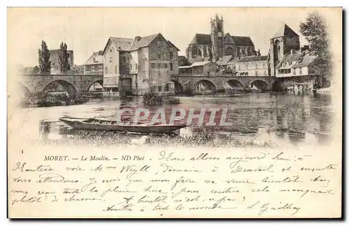 Cartes postales Moret Le Moulin