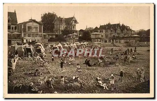 Ansichtskarte AK Arcachon La Plage a l heure du bain