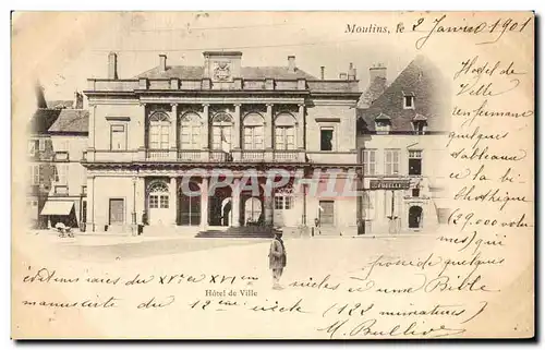 Cartes postales Moulins Hotel de Ville