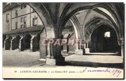 Ansichtskarte AK Luxeuil Les Bains Le cloitre