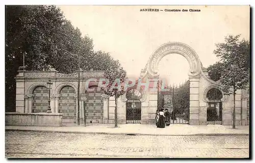 Cartes postales Asnieres Cimetiere des chiens