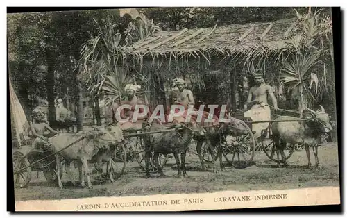 Cartes postales Jardin D Acclimatation De Paris Caravane Indienne