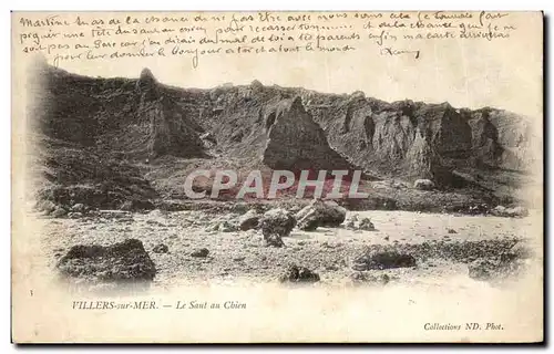 Cartes postales Villers Sur Mer Le saut au Chien