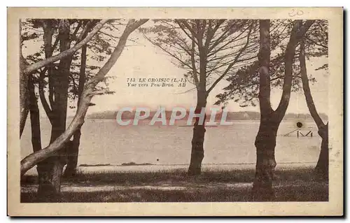 Cartes postales Le Croisic Vue vers pen Bron