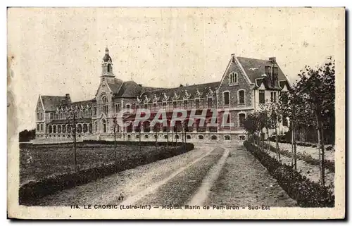 Cartes postales Le Croisic Hopital Marin de pen Bron Sud Est