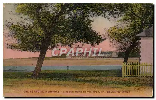 Cartes postales Le Croisic (Loire int) L Hopital Marin de pen Bron pris du quai de Lenigo