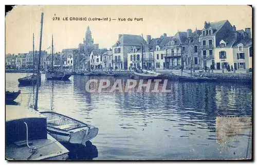 Ansichtskarte AK Le Croisic (Loire inf) Vue du Port Bateaux